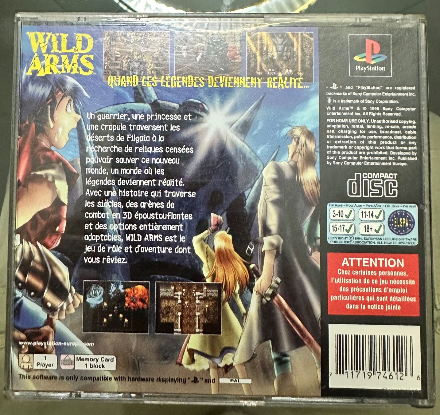 Giochi: Wild Arms Ps1 – Usato da Payerne venduto da gil_92mn 1