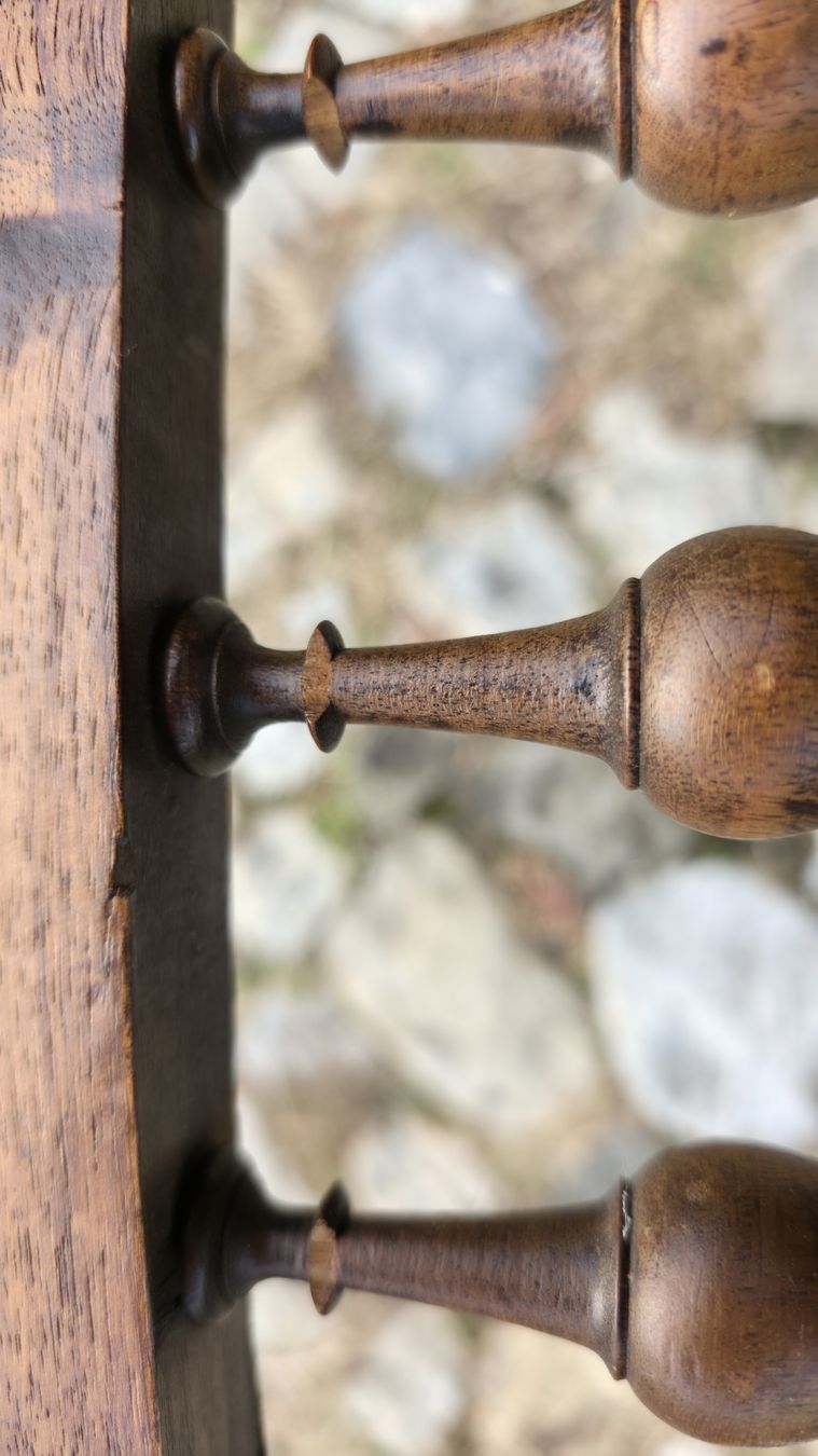 Sedie: Holzstühle mit Leder gepolstert – Usato da Birrwil venduto da maz_rb66 9