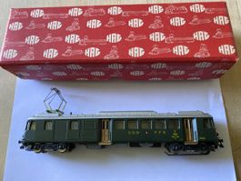 Schöner HAG Triebwagen RBe 4/4 Wechselstrom läuft schön