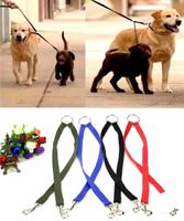 ❣️ROTE DOPPELLEINE FÜR KLEINE HUNDE, ADAPTER LEINE