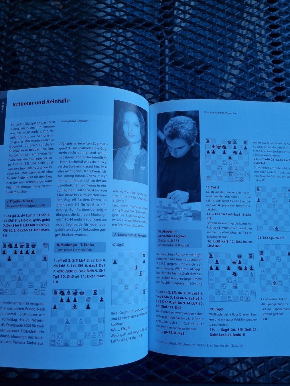 Bücher: Schachbuch Olympiade Dresden 2008 – Gebraucht aus Muttenz von Langerochade 3