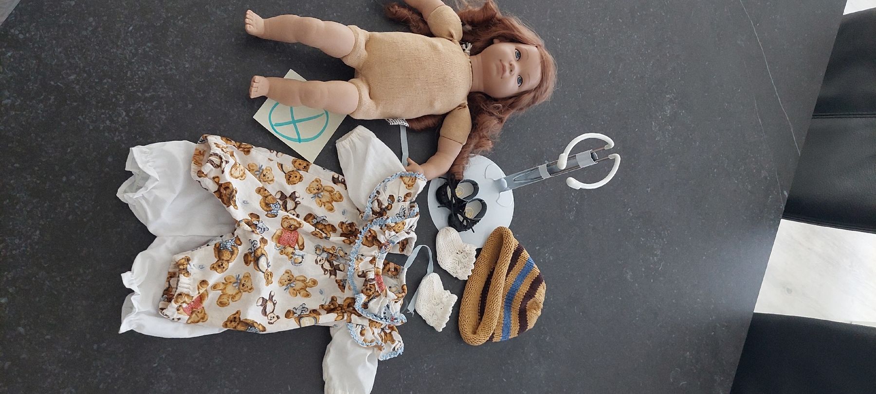 Heidi ott Bambole: ca.35 cm Heidi Ott Puppe unbespielt sauber – Usato da Muri AG venduto da nindo1 9
