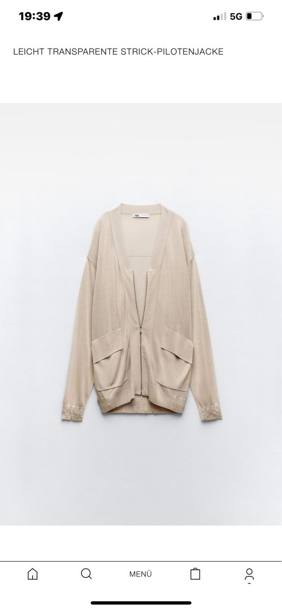 Zara Jacken: Zara Jacke Perlgrau – Neu (gemäss Beschreibung) aus Zürich von Fashionista00