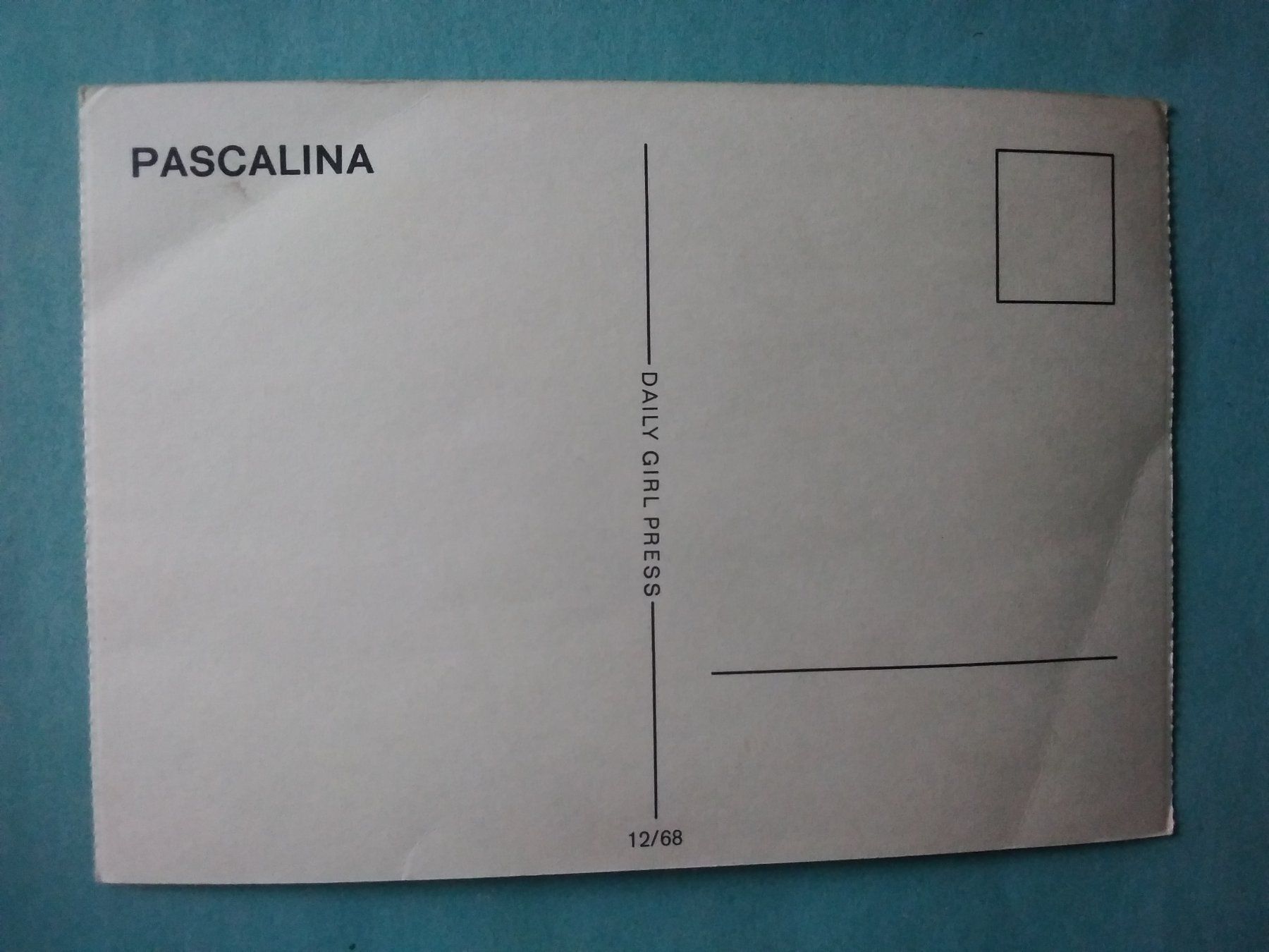 Cartoline postali: Erotik Pin-Up-Girl PASCALINA – Usato da Appenzell venduto da lama19 1