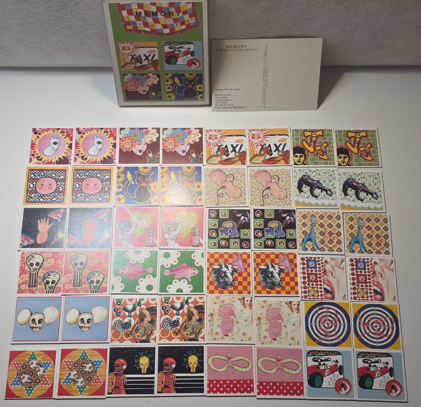 Spiele: CH  KUNST MEMORY v Sonja Rieser - limited edition vergriffen – Neu (gemäss Beschreibung) aus Dürnten von Bachtelrider_ 4