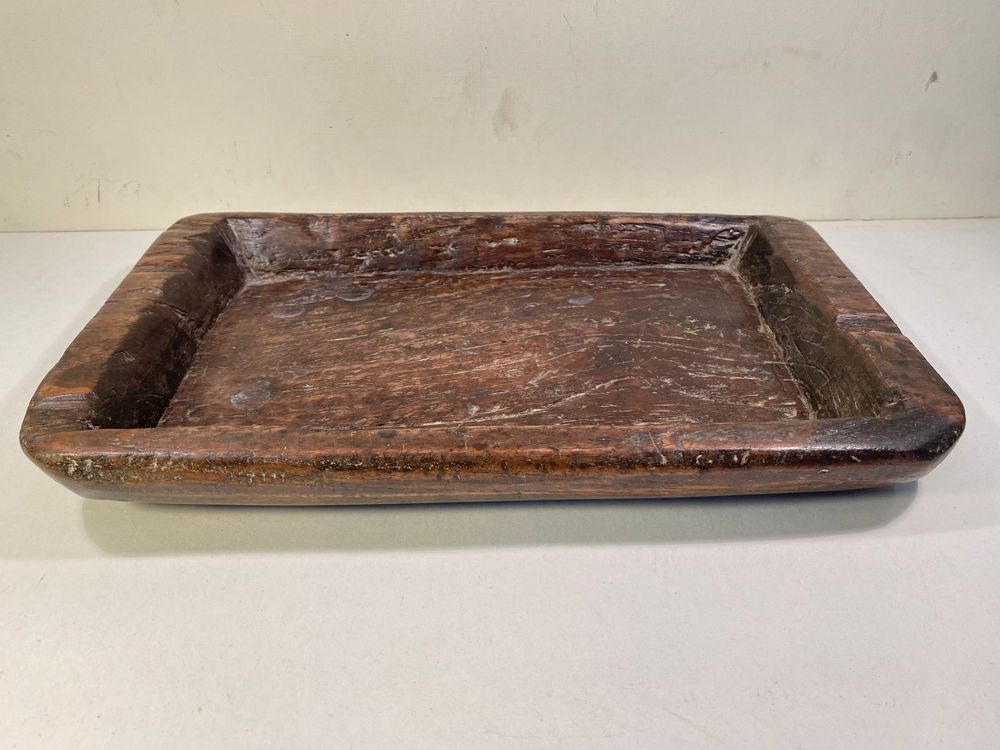 Handgefertigte Holz-Garnschale – 26,7x29,2 Cm, Sechseckig, Für Stricken & Häkeln