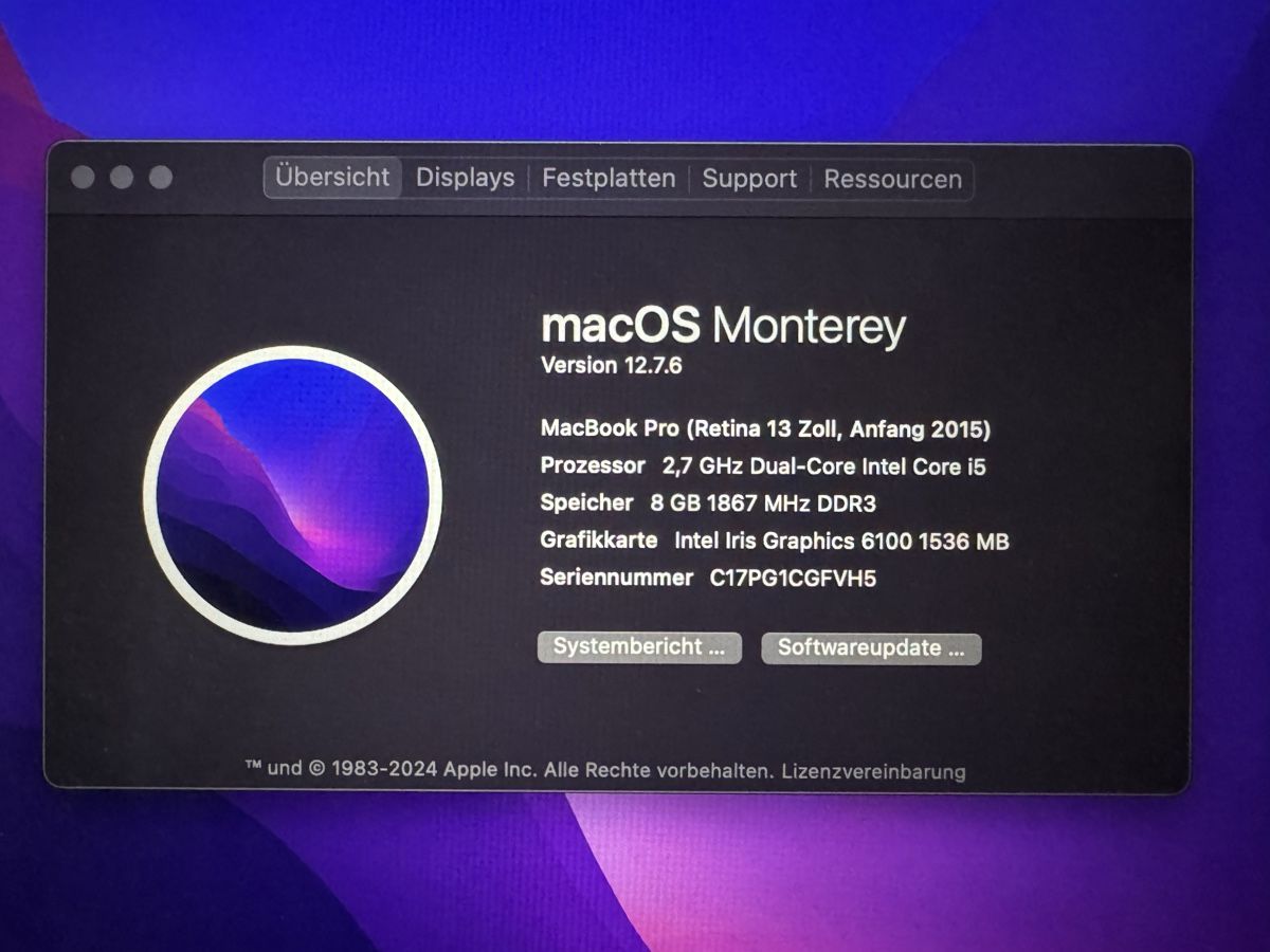 Apple Notebook: MacBook Pro 2015 – Usato da Affoltern am Albis venduto da frandr395 6