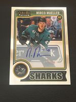 Mirco Müller 2014 OPC Platinum Rookie Auto San Jose Sharks