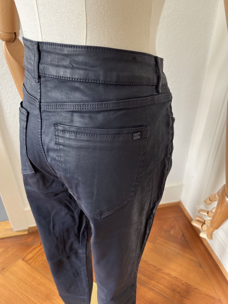 Massimo Dutti Jeans: Massimo Dutti Coated Jeans, Size 38, Dark Blue. – Usato da Mies venduto da Nib2011 7