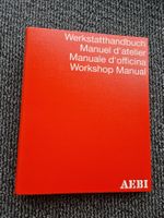 Original Ordner / Prospekte / Unterlagen Aebi Motormäher
