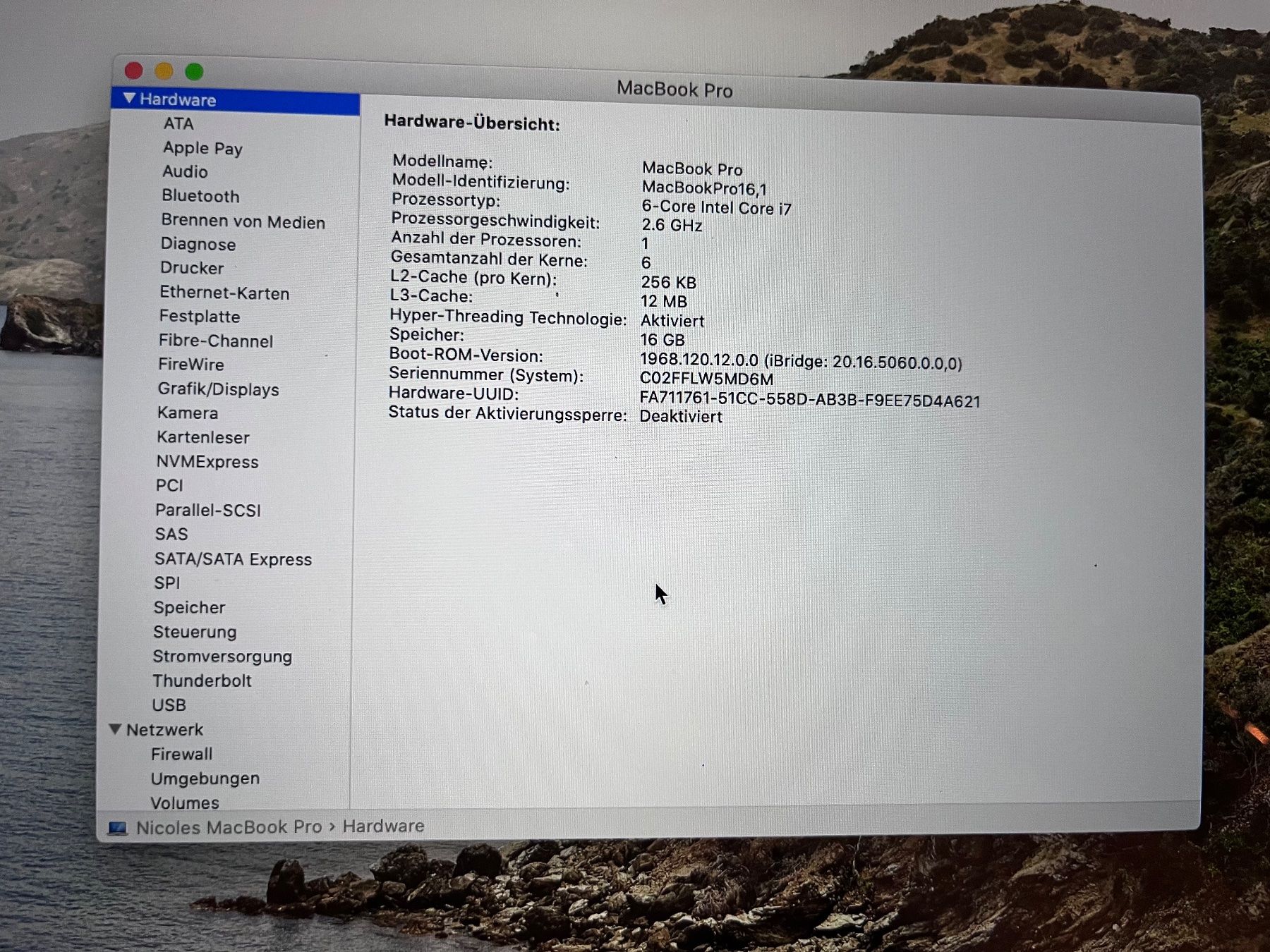 Apple Notebook: Mac Book Pro 16‘ – Usato da Schinznach Bad venduto da Huisman01 3