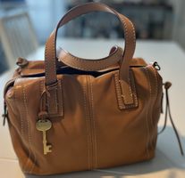 Fossil Brown Leather Satchel