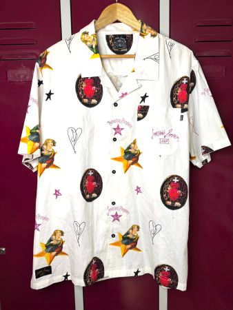 SMASHING PUMPKINS x HUF SHORT SLEEVES SHIRT SZ: XL