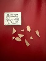 Das Ei des Kolumbus: Holz-Geduldsspiel/Knobelspiel – 9 Teile