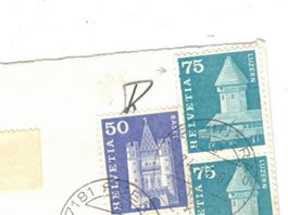 Abarten bei 75er oben Farbe am Rand Schweiz
