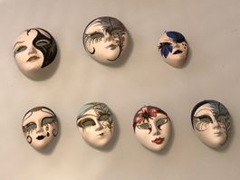 7 schöne Venezianermasken