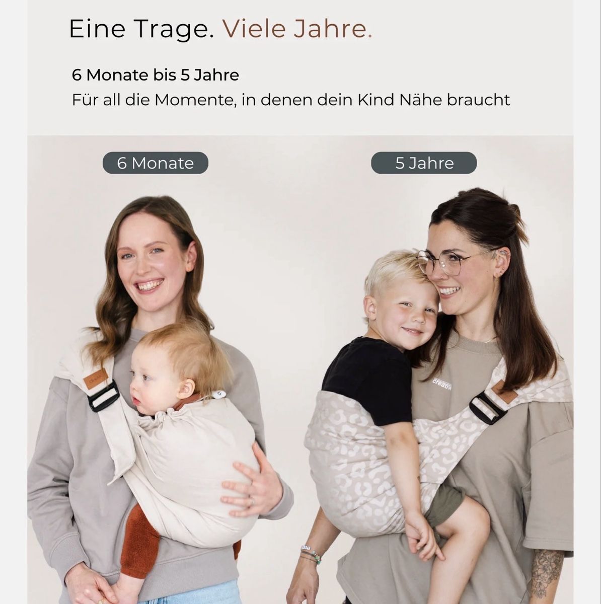 Marsupi portabebè: Qookie Go - Hüfttrage - Stone – Nuovo e nell'imballaggio originale da Bremgarten AG venduto da Smockrider 4