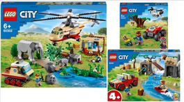 LEGO City Tierrettung Sets (60300, 60301, 60302)