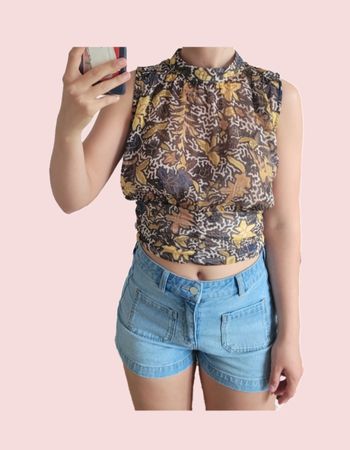 MORGAN Top taille 34 imprimé floral