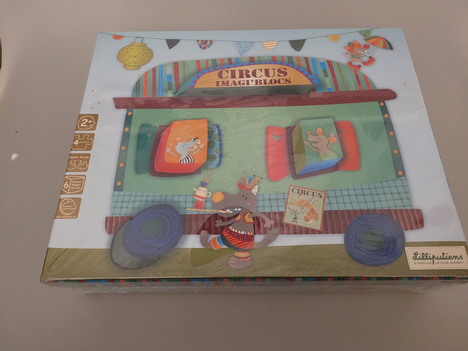 Puzzles: Puzzle 3D Zirkus   Ab 2 Jahren – Neu und originalverpackt aus Oberuzwil von aseinkaufswelt