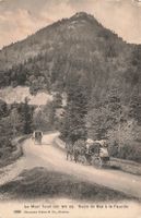 Mont Turet GE Postkutsche auf der Alpenstrasse Sorgfalt