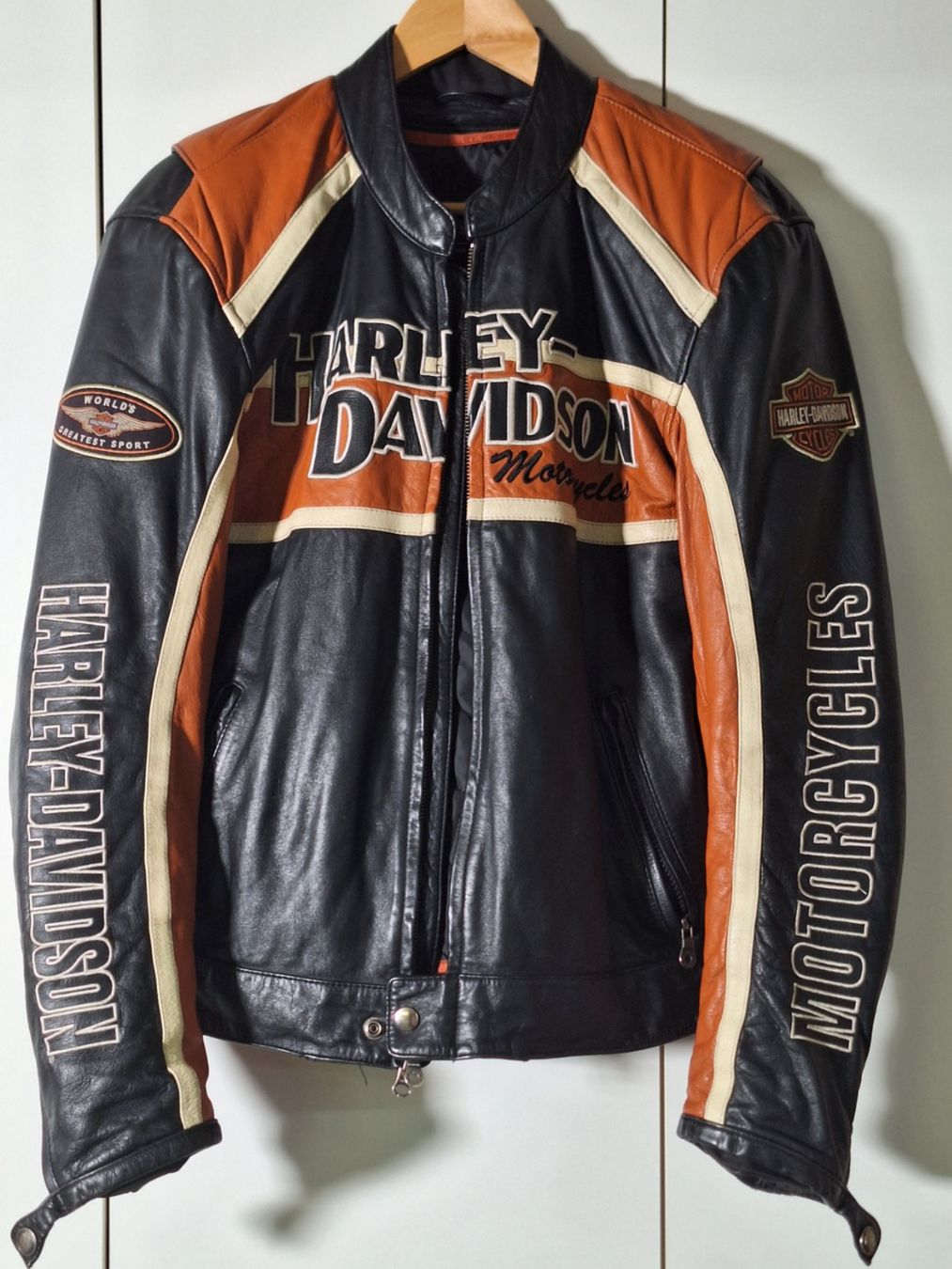 Harley-Davidson Giacche: Harley Davidson Lederjacke mit Innenfutter – Usato da Küsnacht venduto da Actares 1