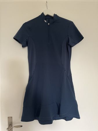 Adidas Sportkleid dunkelblau mit Reissverschluss Grösse S