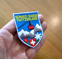 VINTAGE Badge SWITZERLAND Luftseilbahn 5 SCHWEIZ
