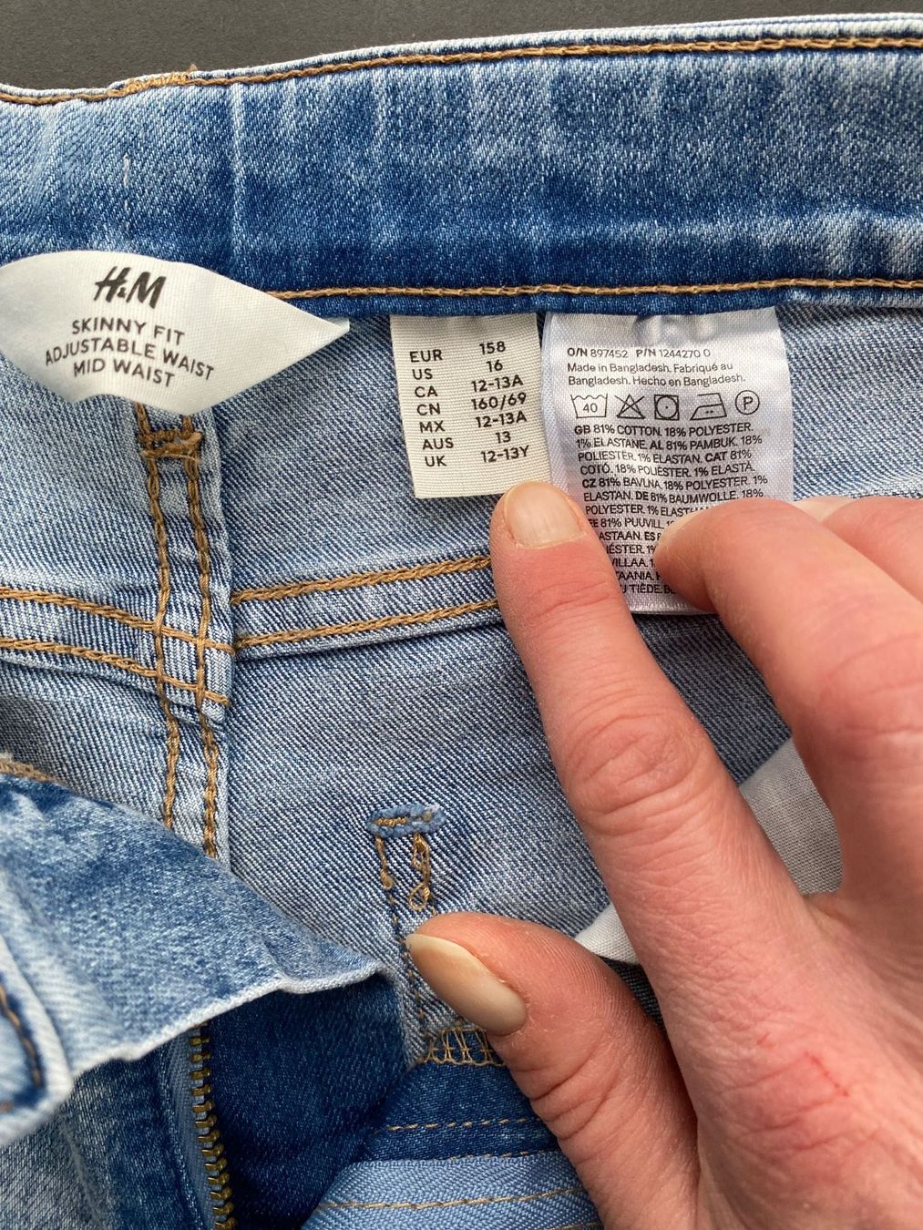 H&M Pantaloni: Jeans Doppelpack Gr.158 – Usato da Dettighofen venduto da kk333 2