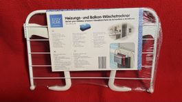 Heizungs-Balkon Wäschetrockner Weiss 52x34.5cm NEU