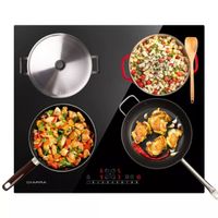 989 - Kochfeld Induktion 4 Zonen + Booster 7200W 60cm