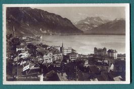 Montreux et Dents du Midi, ca. 1928, ungelaufen