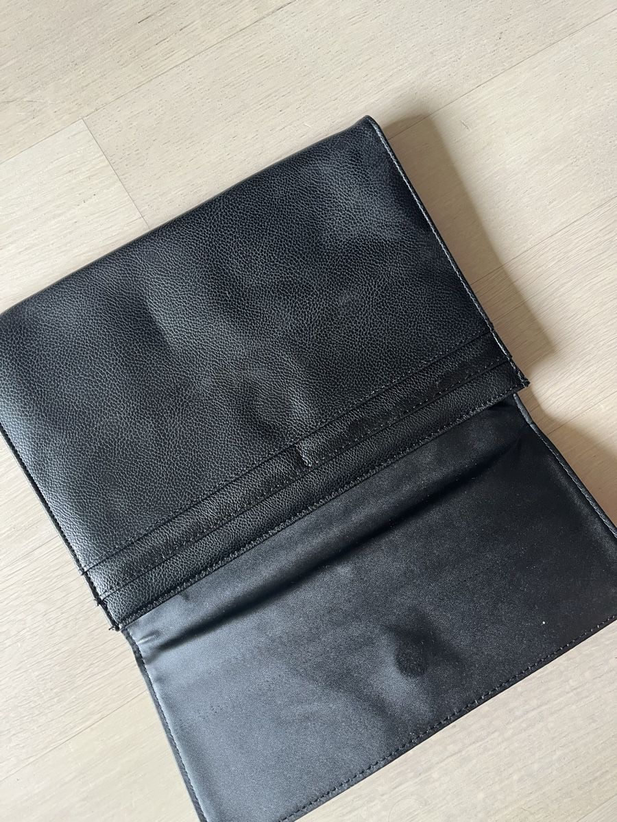 Borse: Stylish Black Deri Mode Clutch – Usato da Basel venduto da Rohan_007 1