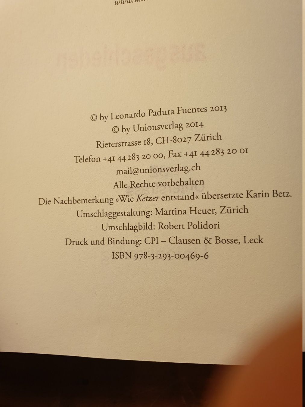 Libri: Ketzer - Leonardo Padura – Usato da Zürich venduto da loosebone 3