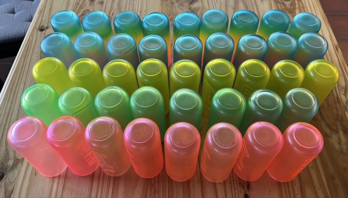 Coca-Cola Gläser: 43 Coca Cola neon Gläser Sammlung – Gebraucht aus Ursenbach von Wegi8 2