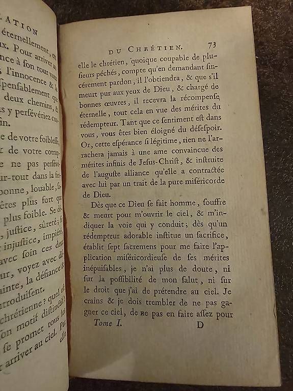 Libri: La Consolation du Chrétien  – Usato da Neuchâtel venduto da AlexCzh 1