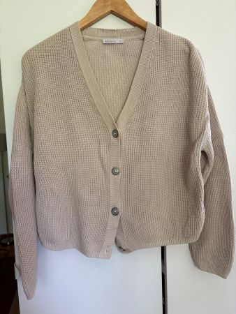 Strickjacke NILE beige S / M sehr guter Zustand, Organic