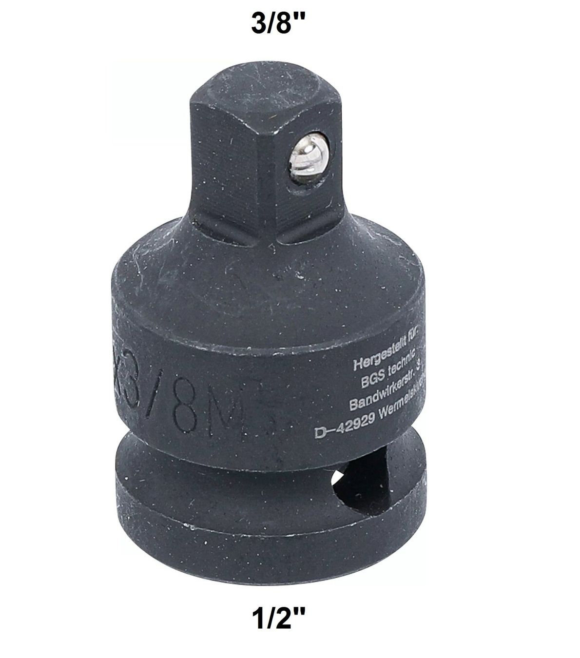 Tutti gli attrezzi: Kraft-Steckschlüssel-Adapter, (1/2") -  (3/8") – Nuovo e nell'imballaggio originale da Dietikon venduto da KFZ-Spezialwerkzeuge