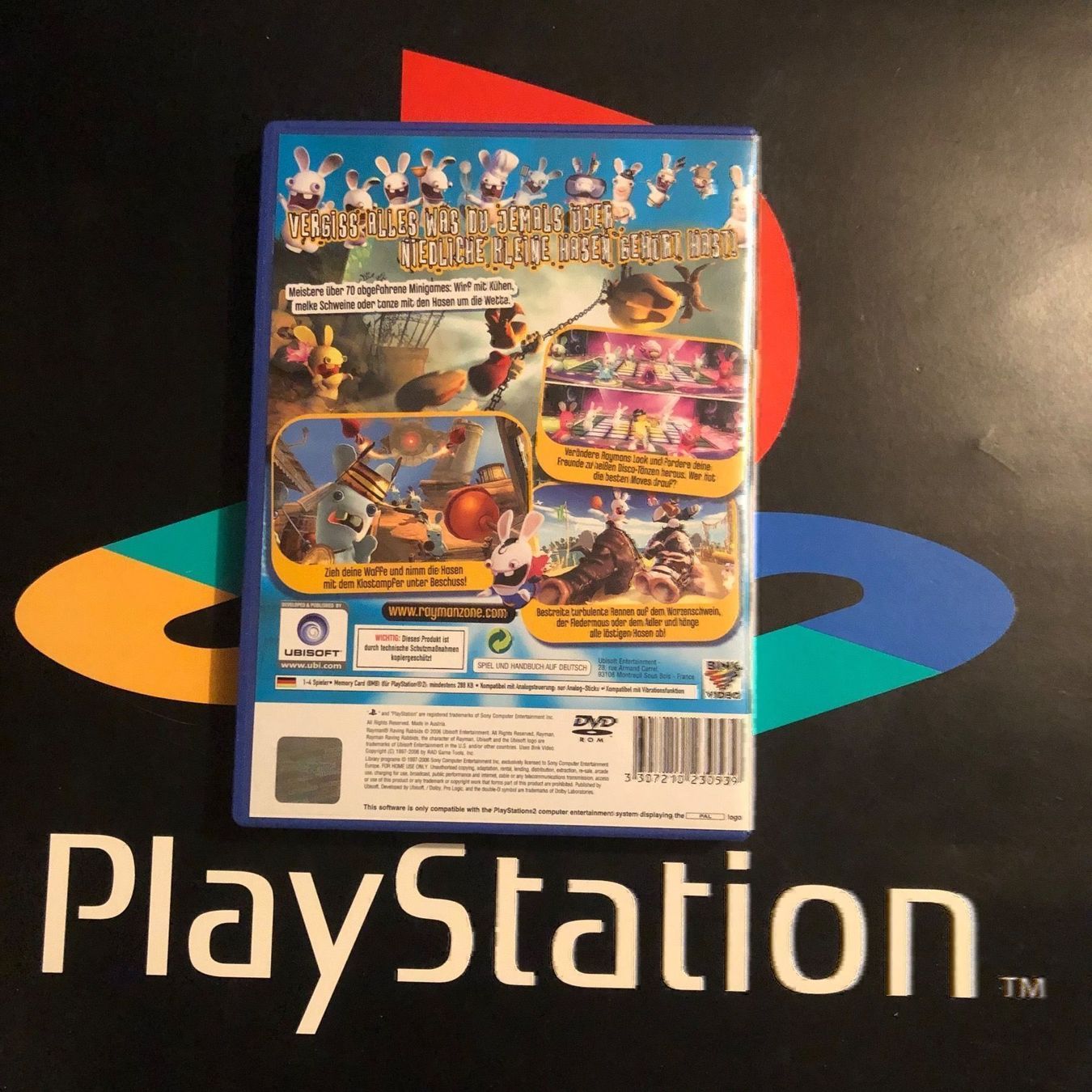 Spiele: Rayman Raving Rabbids für PS2 – Gebraucht aus Kestenholz von Mad18 1