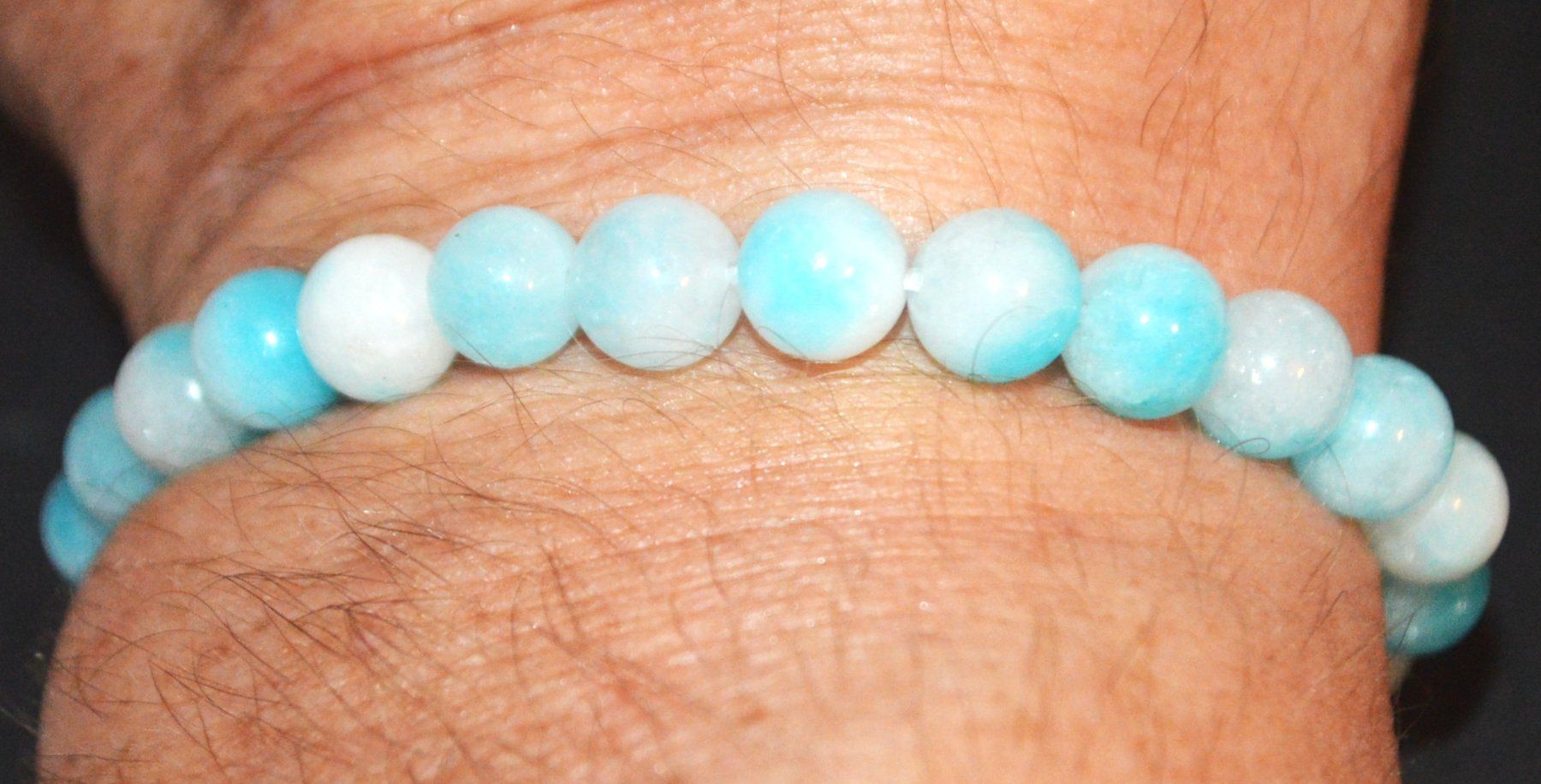 Armbänder & -reifen: Armband L-8946 – Larimar? Elastisch – Neu und originalverpackt aus Goldiwil (Thun) von han_v5b7 4