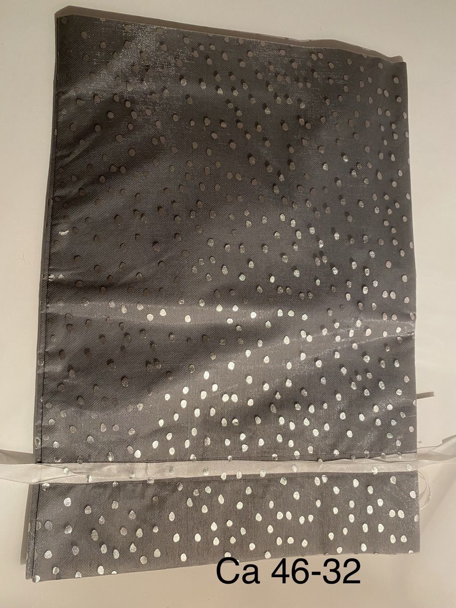 Sacs: Geschenkbeutel Stoff grau-silber Punkte Ca. 46-32 – Neuf (Voir description) à Flawil par sonnengeist 1