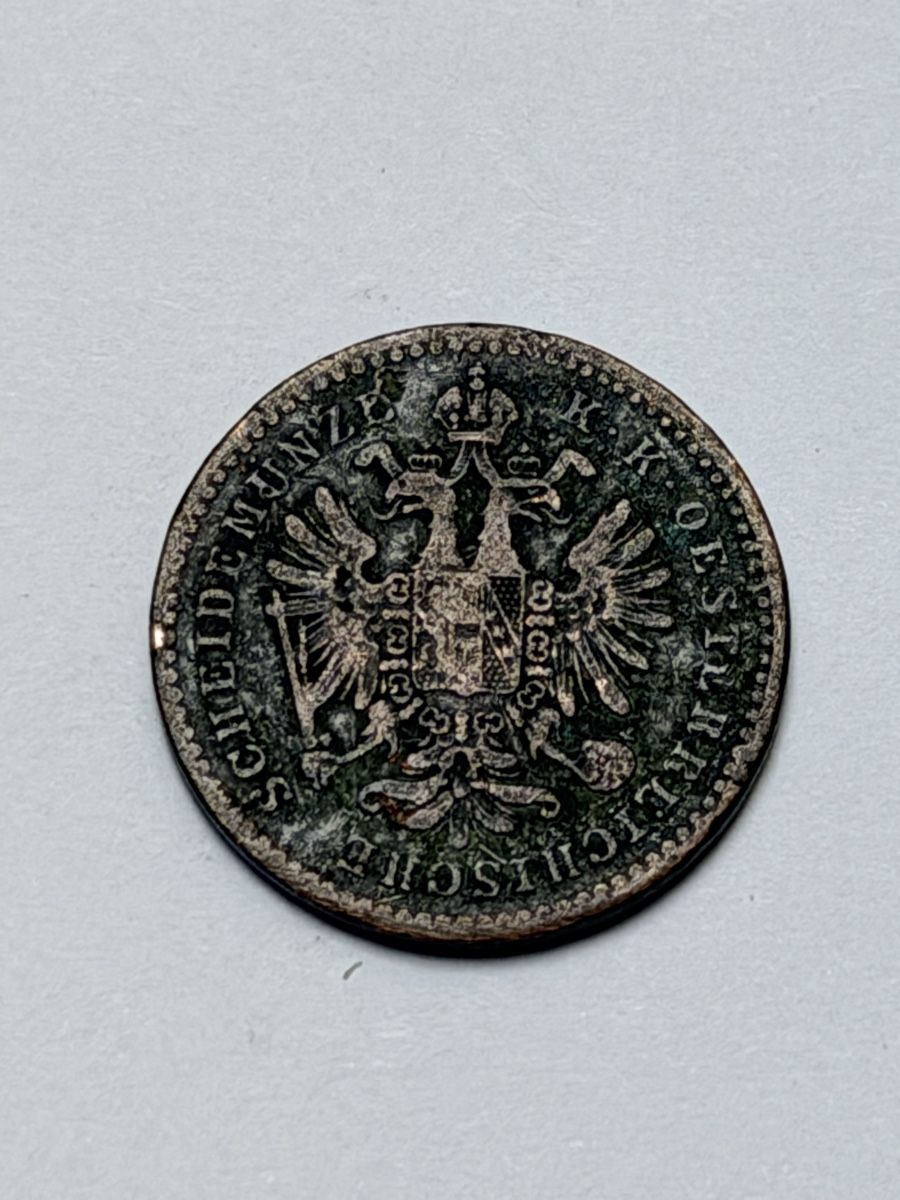 Tutti le monete: Pièce Autriche 1 Kreuzer 1860 B état usagé – Usato da La Tour-de-Trème venduto da Ahamaya 1
