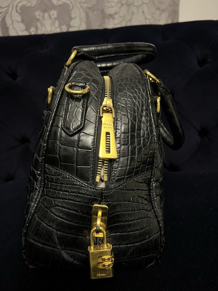 Prada Borse da donna: Prada Tasche - Krokodil Leder – Usato da Rüschlikon venduto da Mode-ZH13 5