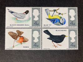Grossbritannien 1966 Satz Vögel postfrisch