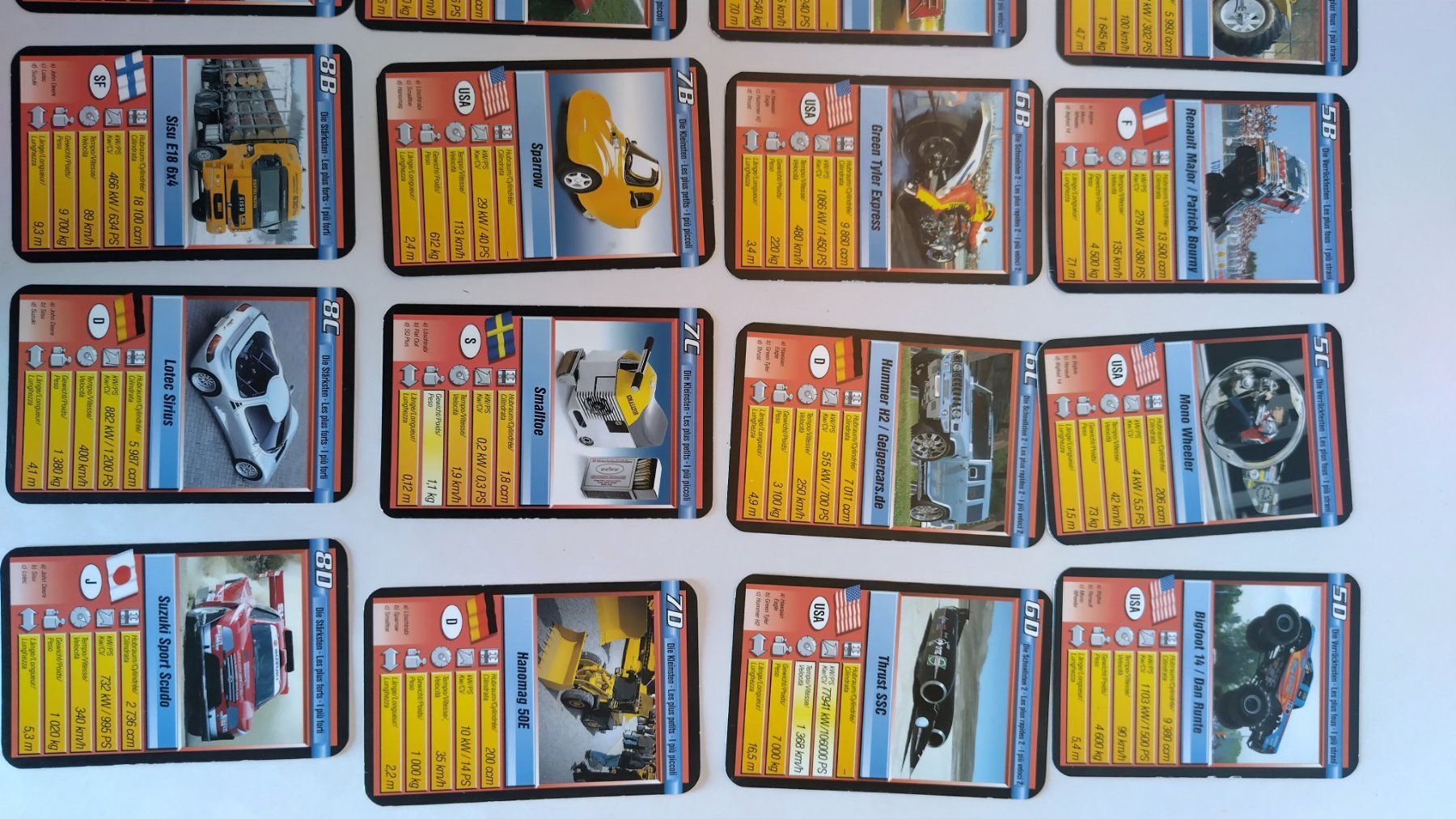 Ravensburger Giochi: Auto Quartett Coole Rekorde / 32 Karten ab Fr. 4.- – Usato da Bellach venduto da JingleJerry 4