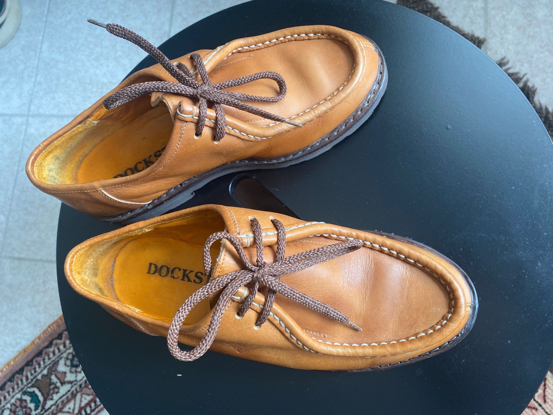 Scarpe da uomo: Robuste Schuhe VIBRAM® Laufsohle v. DOCKSTEPS – Usato da Besazio venduto da lionheart63 2