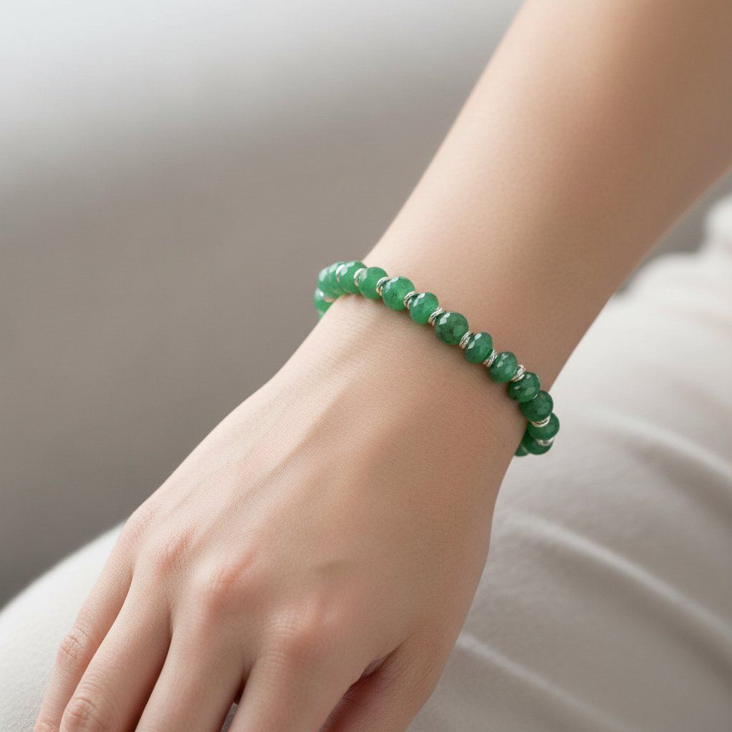 Olga Ribler Bracciali & Braccialetti: Unikates Silber Armband mit Chrysopras – Nuovo (secondo la descrizione) da Luzern venduto da Schmuckoutlet 5