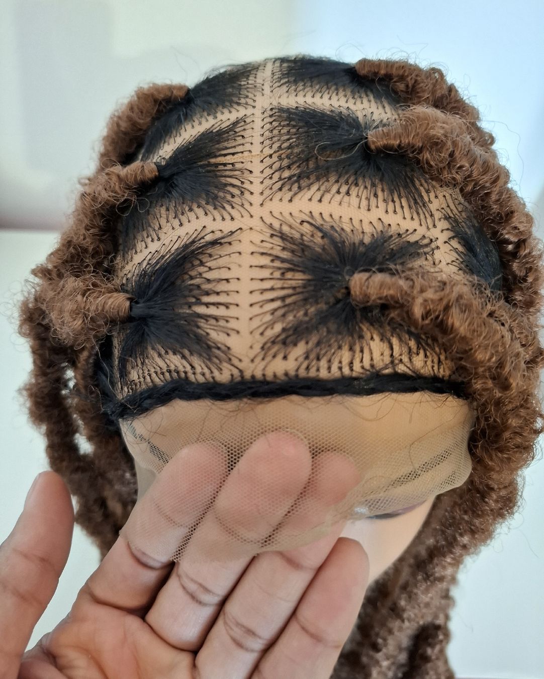 Parrucche: Brown Dreadlock Wig | Rasta Style | Handmade | Lace Front – Nuovo (secondo la descrizione) da Lausanne venduto da usa_xd5k 2