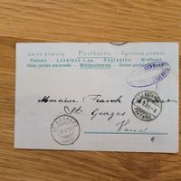 Carte Postale Commissariat Fédérales Guerres Lausanne 1901