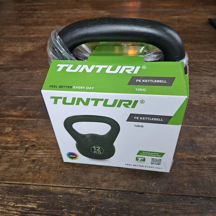 Tunturi Kettlebell In PVC Riempito Di Sabbia – Pesi Da 2 A 16 Kg Per Allenamento Total Body